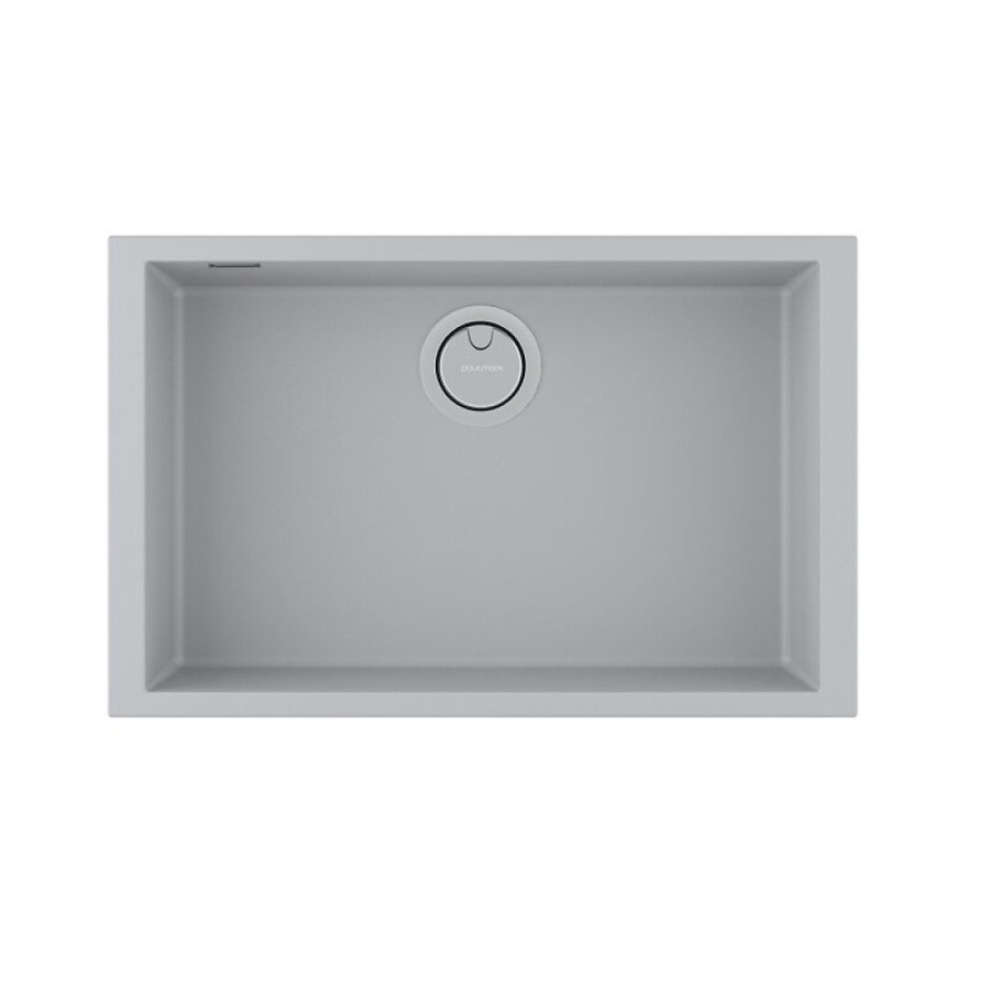 Мойка кухонная Paulmark Neo Classic, 69 см, PM966944-UGR, цвет urban grey