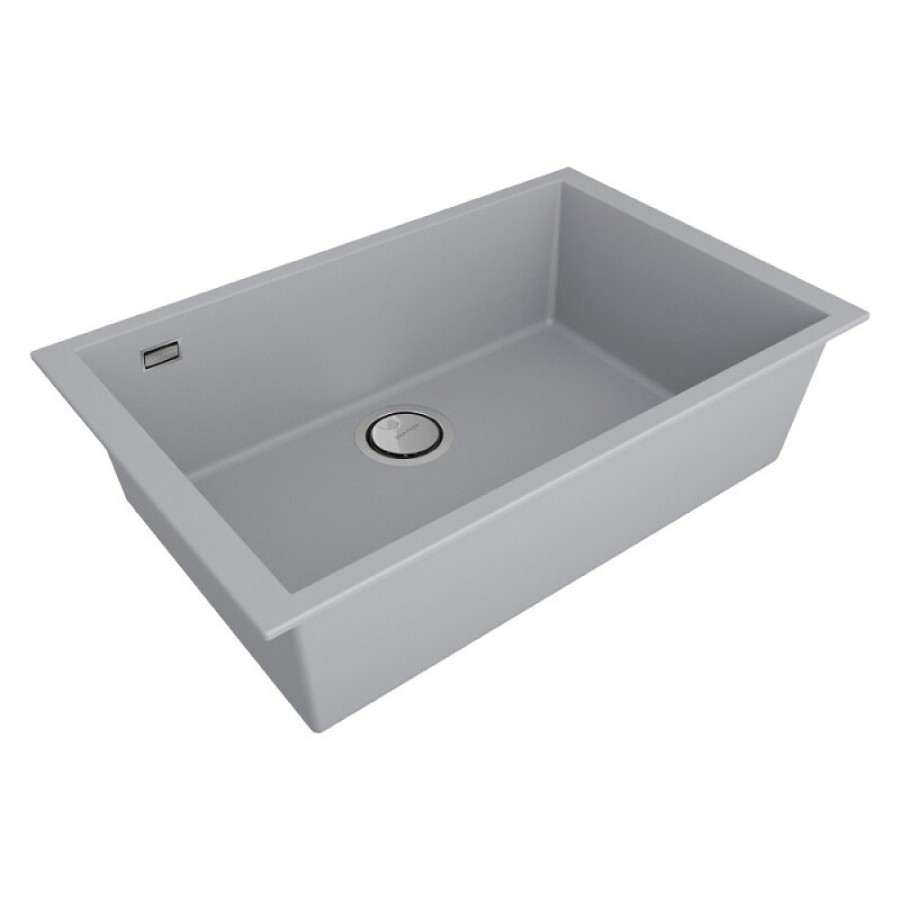 Мойка кухонная Paulmark Neo Classic, 69 см, PM966944-UGR, цвет urban grey
