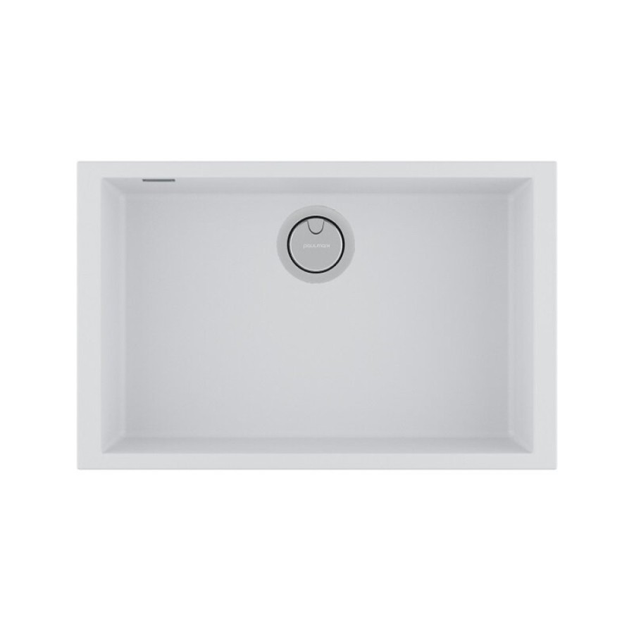 Мойка кухонная Paulmark Neo Classic, 69 см, PM966944-WH, цвет white