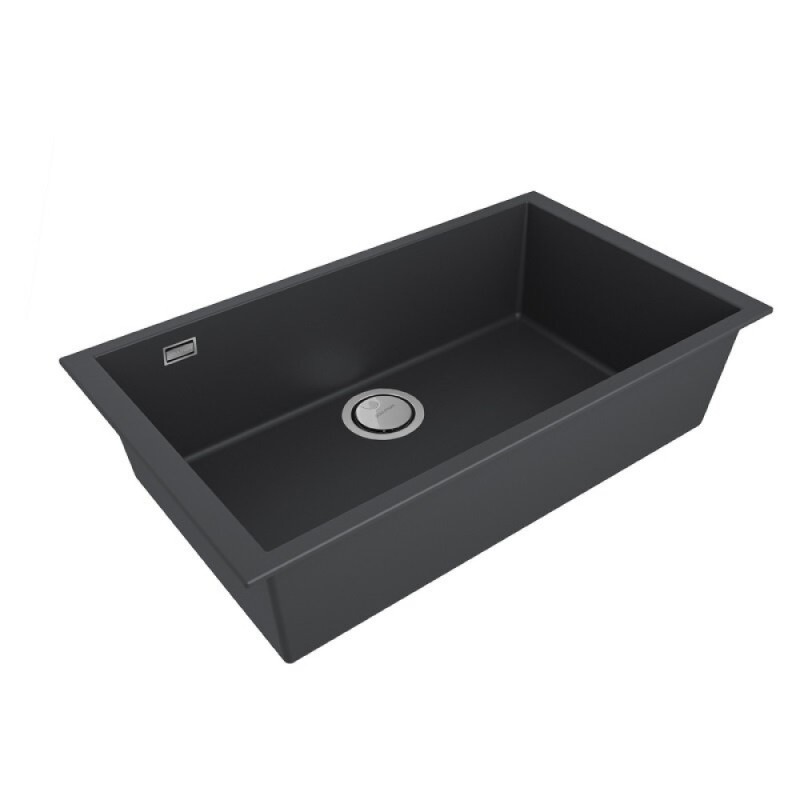Мойка кухонная Paulmark Neo Classic, 76 см, PM967644-AN, цвет anthracite