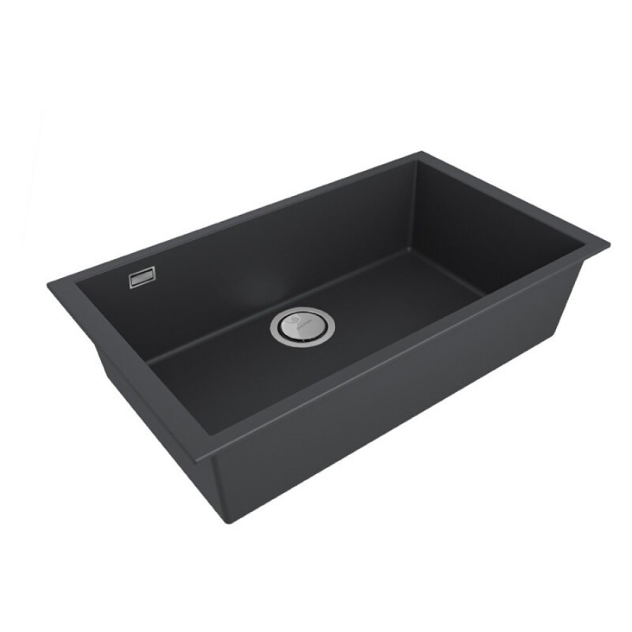 Мойка кухонная Paulmark Neo Classic, 76 см, PM967644-AN, цвет anthracite