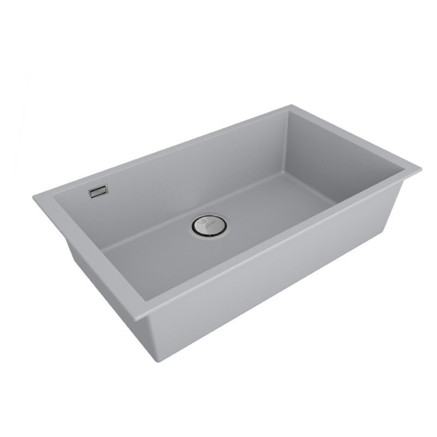 Мойка кухонная Paulmark Neo Classic, 76 см, PM967644-UGR, цвет urban grey