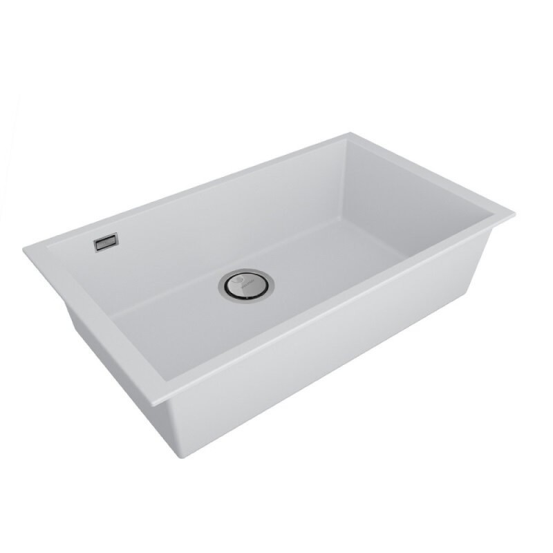 Мойка кухонная Paulmark Neo Classic, 76 см, PM967644-WH, цвет white