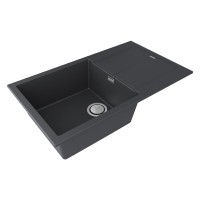 Мойка кухонная Paulmark Extensio, 86 см, PM988650-AN, цвет anthracite