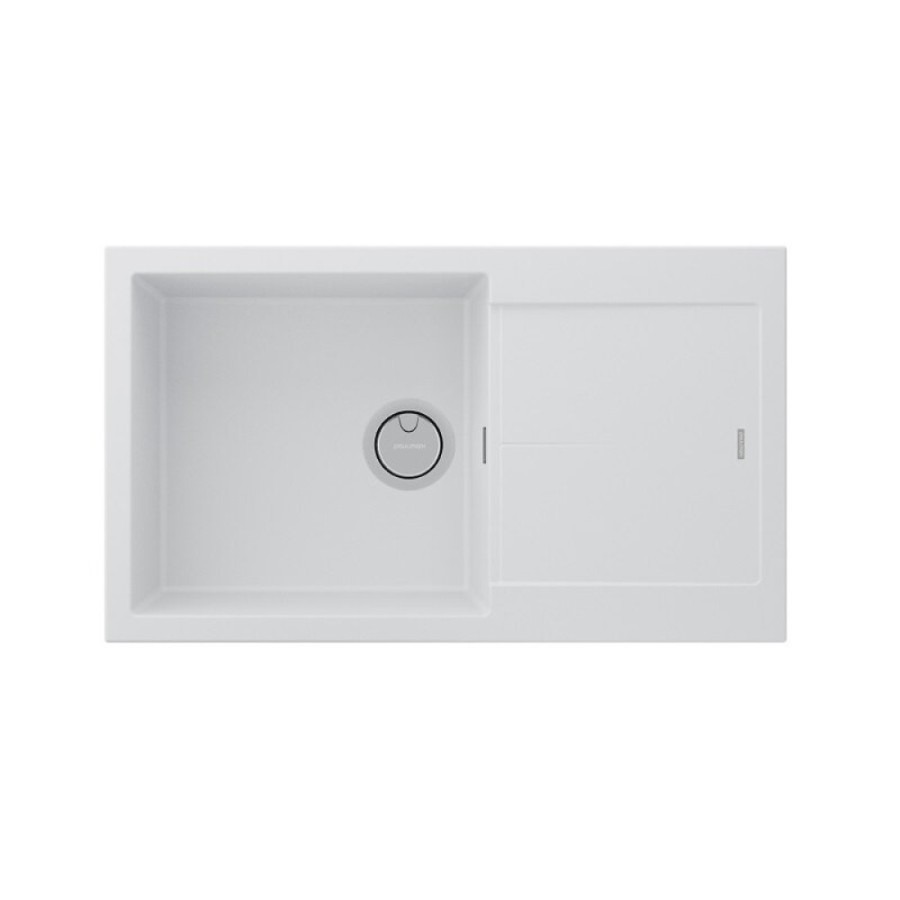 Мойка кухонная Paulmark Extensio, 86 см, PM988650-WH, цвет white