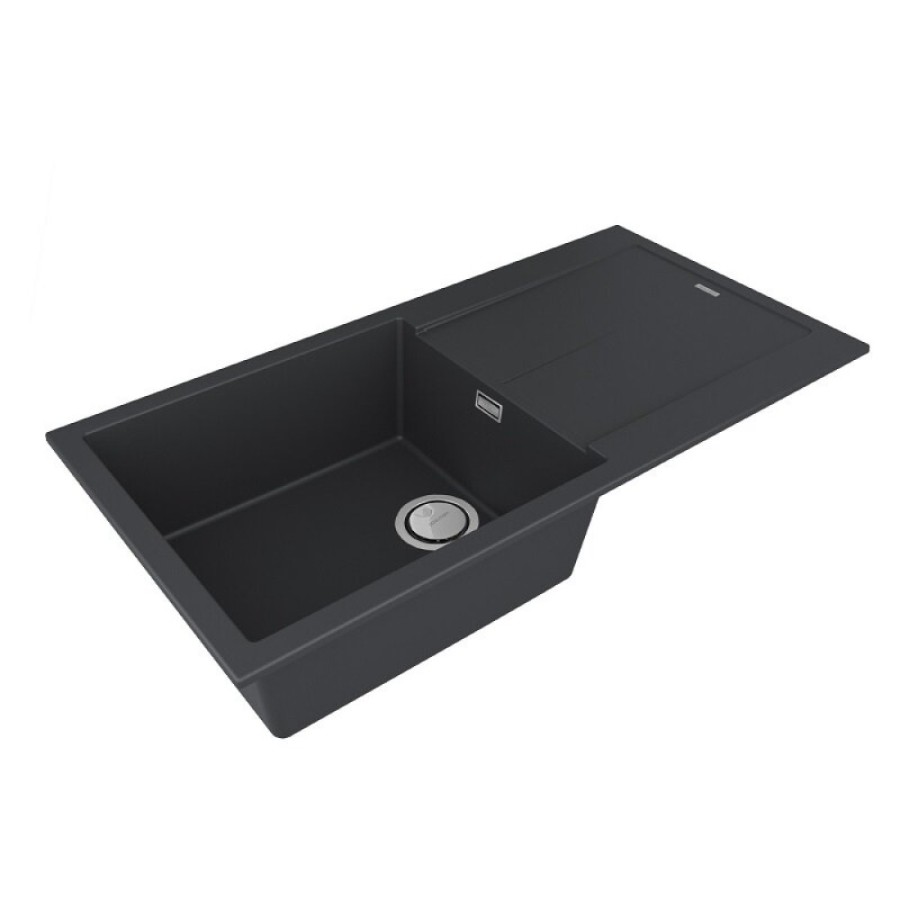 Мойка кухонная Paulmark Extensio, 99 см, PM989950-AN, цвет anthracite