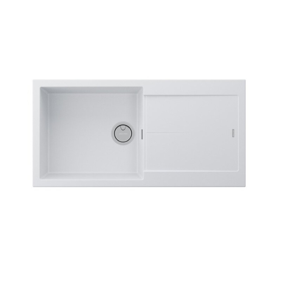 Мойка кухонная Paulmark Extensio, 99 см, PM989950-WH, цвет white