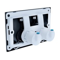 Клавиша смыва Aquatek Pneumo S PNS-0000002, пневматическая, цвет хром