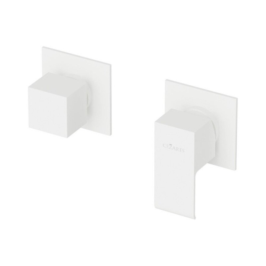 Смеситель для душа Cezares PORTA-VDIM3-M-BIO, белый матовый