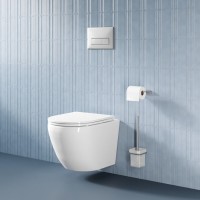Клавиша смыва Iddis Profix Air PRA80M0i77, пневматическая, хром матовый