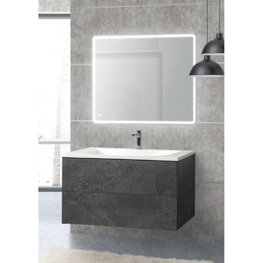 Тумба под раковину Cezares Premier-hpl PREMIER-HPL-100-2C-SO-MGN-BLUM-EST, подвесная