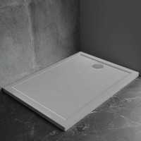 Поддон душевой Veconi Pietra G PT-G-12080-RU, 120 x 80 см, прямоугольный, искусственный камень, серый