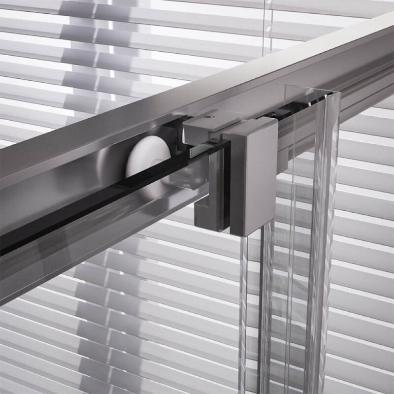 Душевой уголок Veconi Premium Trento PTC20-CH-11080-01-C4, 110 x 80 см, стекло прозрачное, профиль хром