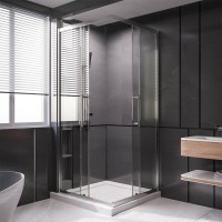 Душевой уголок Veconi Premium Trento PTC20-CH-12080-01-C4, 120 x 80 см, стекло прозрачное, профиль хром