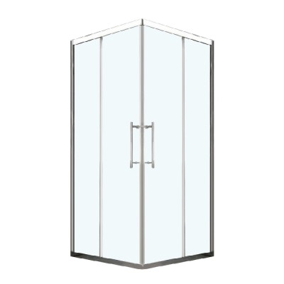 Душевой уголок Veconi Premium Trento PTC20-CH-8080-01-C4, 80 x 80 см, стекло прозрачное, профиль хром