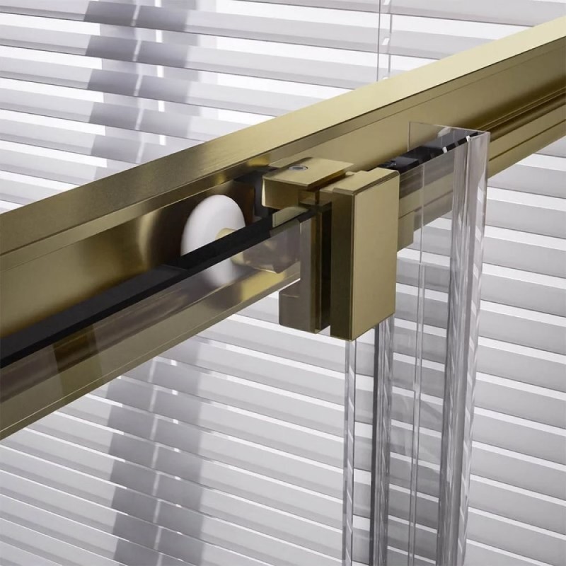 Душевой уголок Veconi Premium Trento PTC20-G-11090-01-C4, 110 x 90 см, стекло прозрачное, профиль золото брашированное
