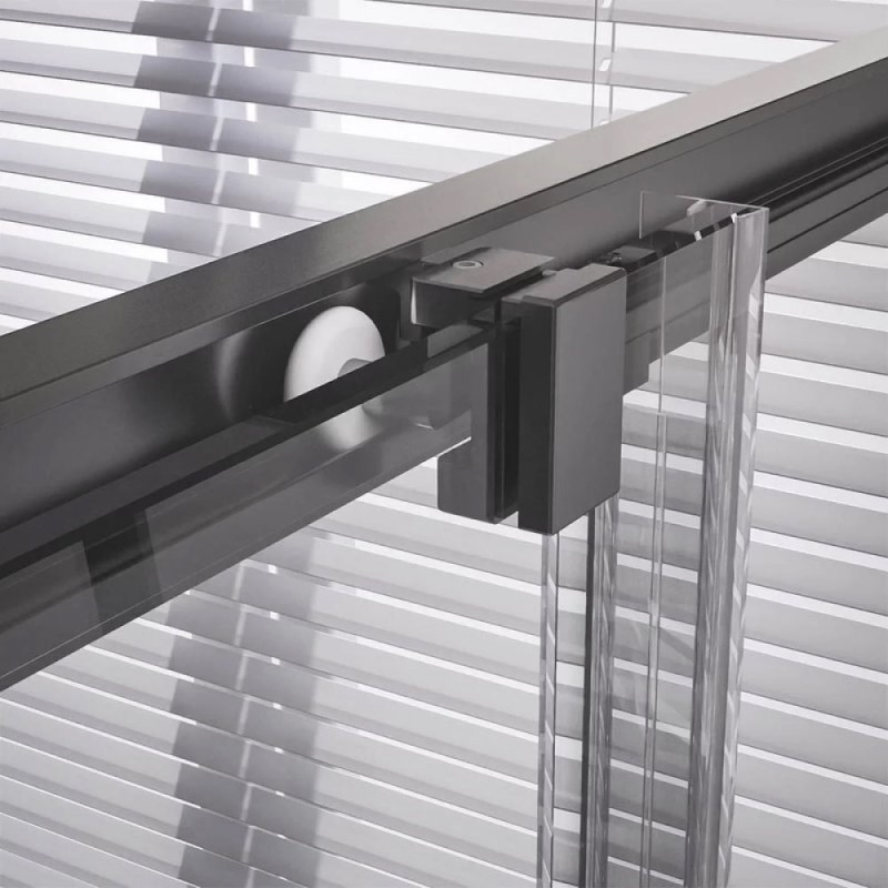 Душевой уголок Veconi Premium Trento PTC20-GR-12090-01-C4, 120 x 90 см, стекло прозрачное, профиль графит брашированный