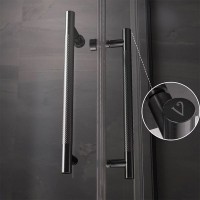 Душевой уголок Veconi Premium Trento PTC20-GR-8080-01-C4, 80 x 80 см, стекло прозрачное, профиль графит брашированный