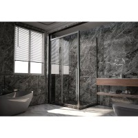 Душевой уголок Veconi Premium Trento PTC30-SP-12090-GR-01-C4, 120 x 90 см, стекло прозрачное, профиль графит брашированный