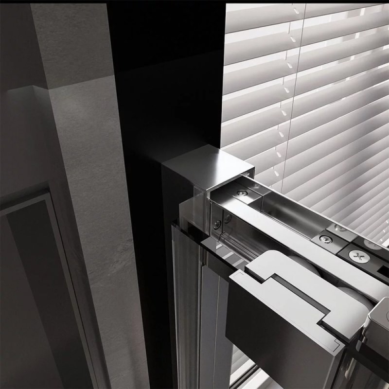 Душевой уголок Veconi Premium Trento PTC30-SP-15080-CH-01-C4, 150 x 80 см, стекло прозрачное, профиль хром