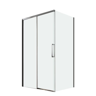 Душевой уголок Veconi Premium Trento PTC40-SP-120100-GR-01-C4, 120 x 100 см, стекло прозрачное, профиль графит брашированный