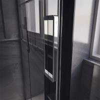 Душевой уголок Veconi Premium Trento PTC40-SP-12080-CH-01-C4, 120 x 80 см, стекло прозрачное, профиль хром