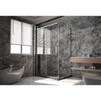 Душевой уголок Veconi Premium Trento PTC40-SP-130100-CH-01-C4, 130 x 100 см, стекло прозрачное, профиль хром