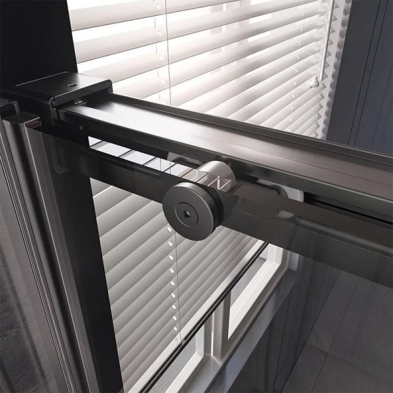 Душевой уголок Veconi Premium Trento PTC40-SP-130100-GR-01-C4, 130 x 100 см, стекло прозрачное, профиль графит брашированный