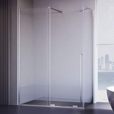 Душевой уголок Veconi Premium Trento PTC50-SP-110100-CH-01-C4, 110 x 100 см, стекло прозрачное, профиль хром