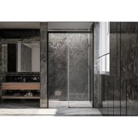 Душевая дверь Veconi Premium Trento PTD30-B-140-01-C4, 140 см, стекло прозрачное, профиль черный матовый