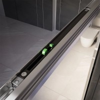Душевая дверь Veconi Premium Trento PTD30-CH-140-01-C4, 140 см, стекло прозрачное, профиль хром