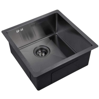 Мойка Zorg PVD 4444 Grafit, 44 х 44 см, графит