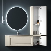 Пенал Sancos Very, 35 см, подвесной, правый, цвет Beige Soft, PVR35RCE