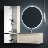 Пенал Sancos Very, 35 см, подвесной, правый, цвет Beige Soft, PVR35RCE