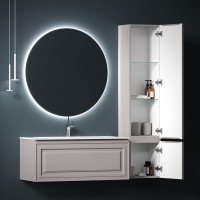 Пенал Sancos Very, 35 см, подвесной, правый, цвет Doha Soft, PVR35RSM