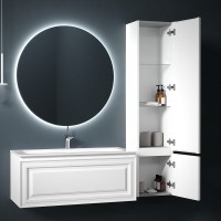 Пенал Sancos Very, 35 см, подвесной, правый, цвет Bianco, PVR35RW