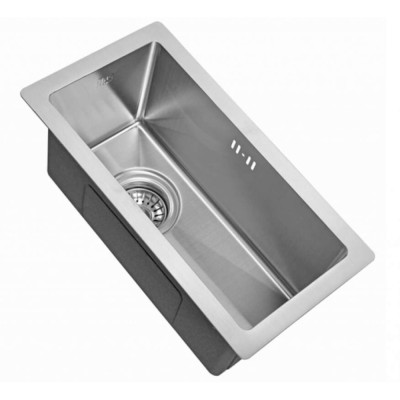 Мойка Zorg Inox R 2344, 23 х 44 см, брашированная матовая нержавеющая сталь