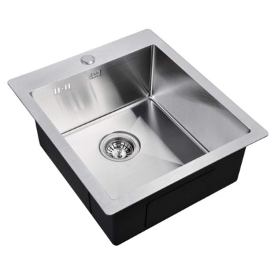 Мойка Zorg Inox R 4551, 45 х 51 см, брашированная матовая нержавеющая сталь