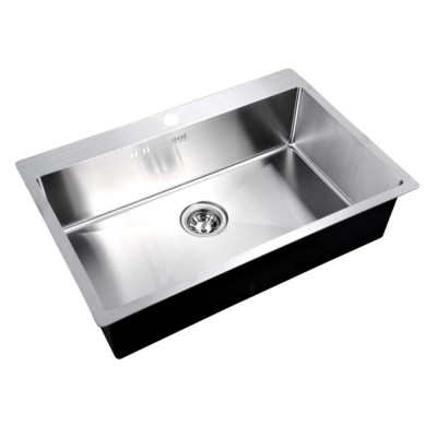 Мойка Zorg Inox R 7551, 75 х 51 см, брашированная матовая нержавеющая сталь