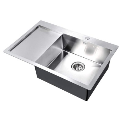 Мойка Zorg Inox R 7851-L/R, 78 х 51 см, брашированная матовая нержавеющая сталь