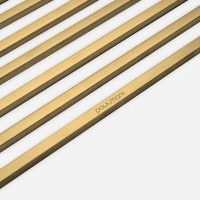 Ролл-мат на мойку Paulmark Pro, 33 х 40.5 см, брашированное золото, R405-BG