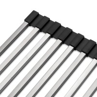 Ролл-мат на мойку Paulmark Pro, 33 х 40.5 см, брашированная нержавеющая сталь, R405-BS