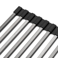 Ролл-мат на мойку Paulmark Pro, 33 х 40.5 см, воронёная сталь, R405-GM