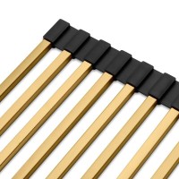 Ролл-мат на мойку Paulmark Extra, 33 х 44 см, брашированное золото, R440-BG