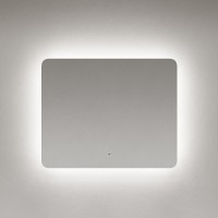 Зеркало Sancos Ray RA1000, 100 х 80 см, LED-подсветка, сенсорное, с диммером