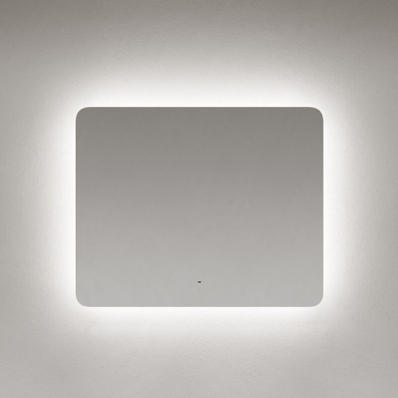 Зеркало Sancos Ray RA1000, 100 х 80 см, LED-подсветка, сенсорное, с диммером