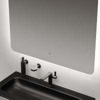 Зеркало Sancos Ray RA1000, 100 х 80 см, LED-подсветка, сенсорное, с диммером