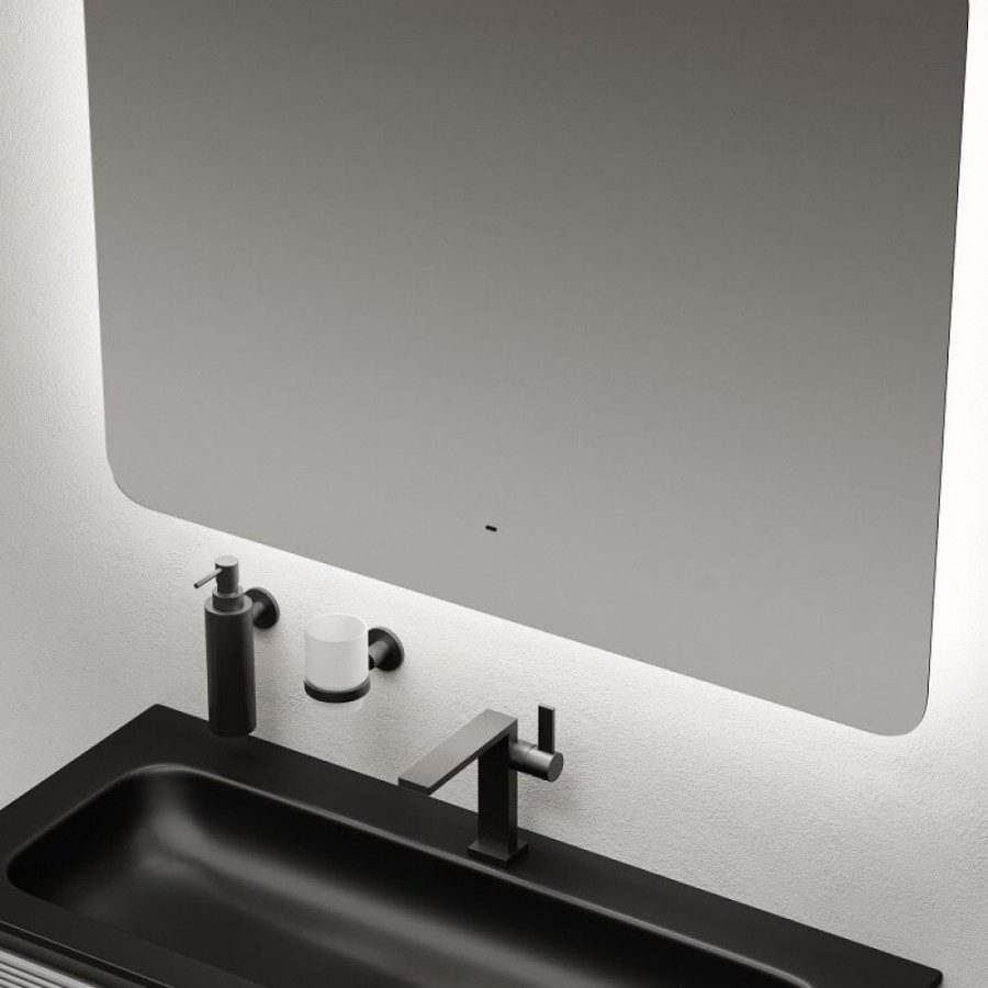 Зеркало Sancos Ray RA1000, 100 х 80 см, LED-подсветка, сенсорное, с диммером