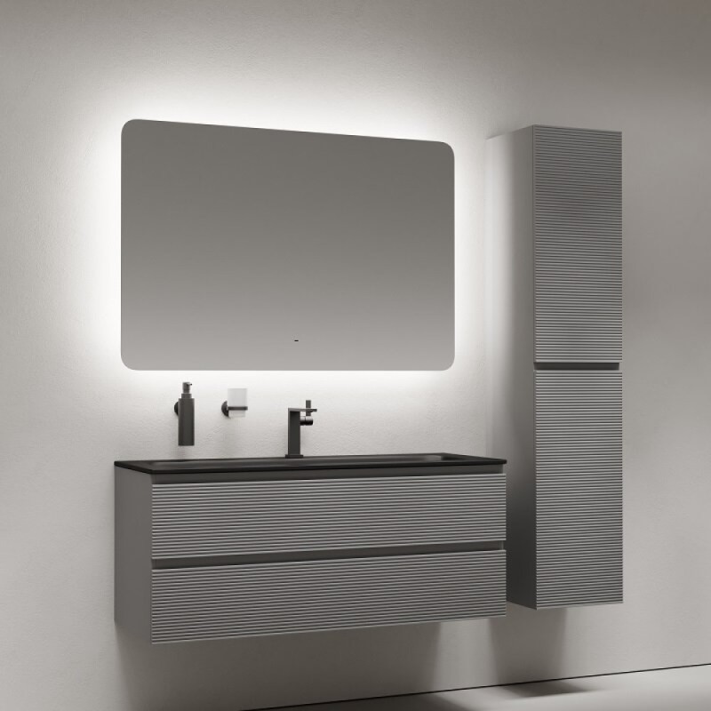 Зеркало Sancos Ray RA1200, 120 х 80 см, LED-подсветка, сенсорное, с диммером