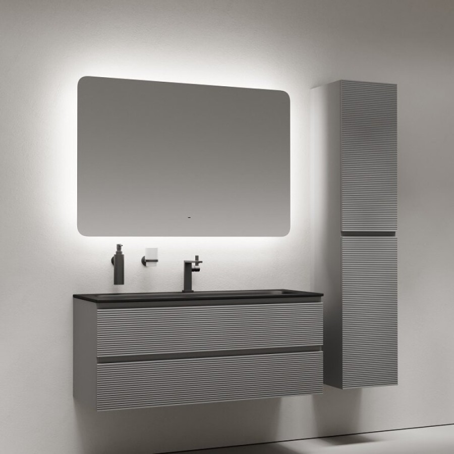 Зеркало Sancos Ray RA1200, 120 х 80 см, LED-подсветка, сенсорное, с диммером
